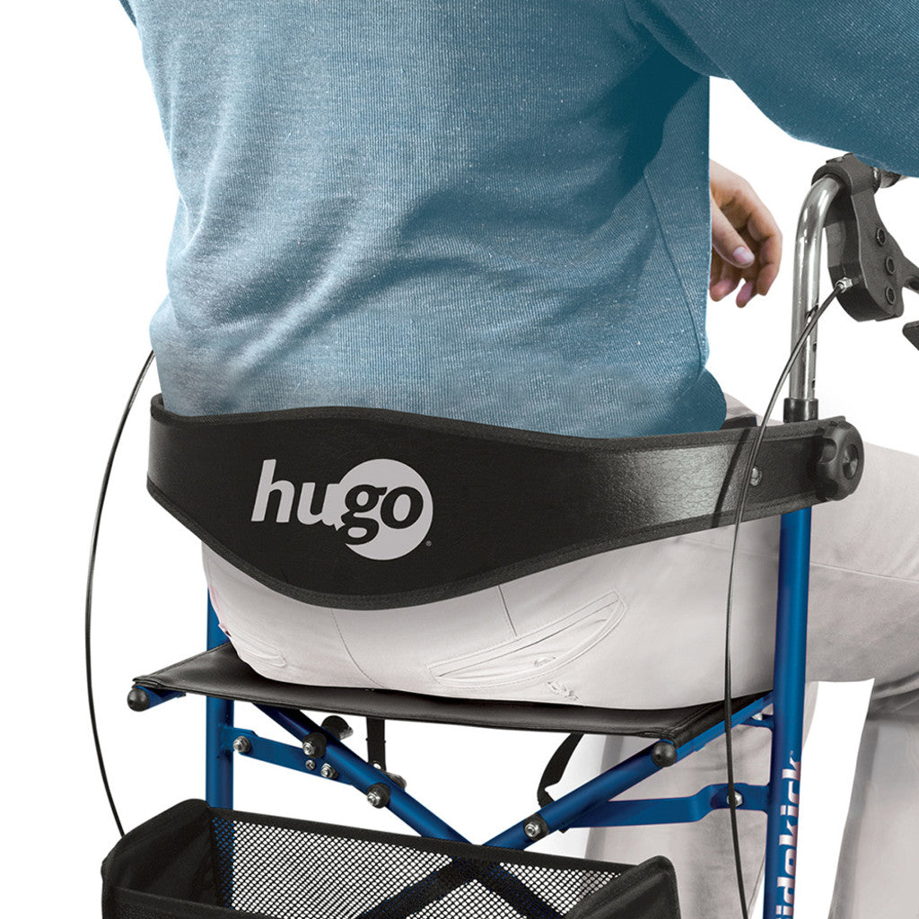 Hugo Sidekick Side-Folding Rolling Walker with a Seat - BeHope