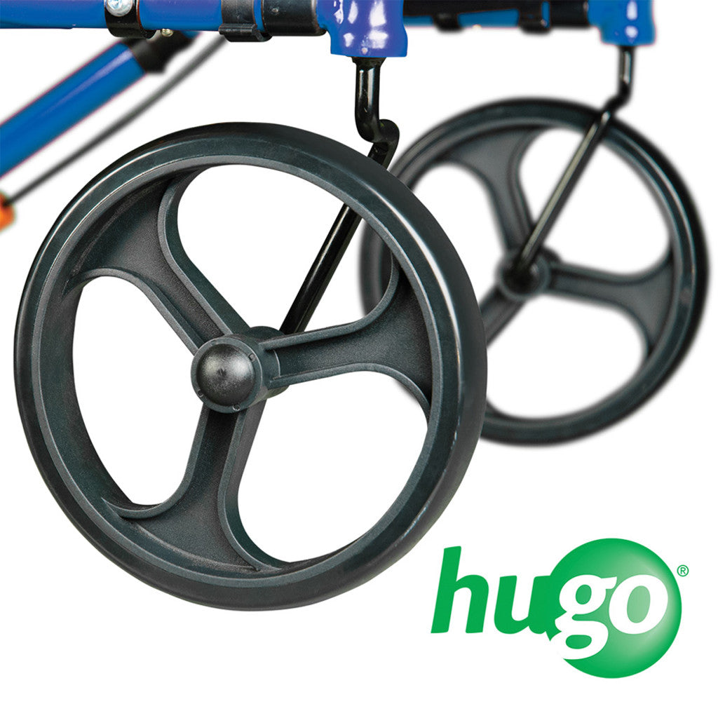 Hugo Sidekick Side-Folding Rolling Walker with a Seat - BeHope