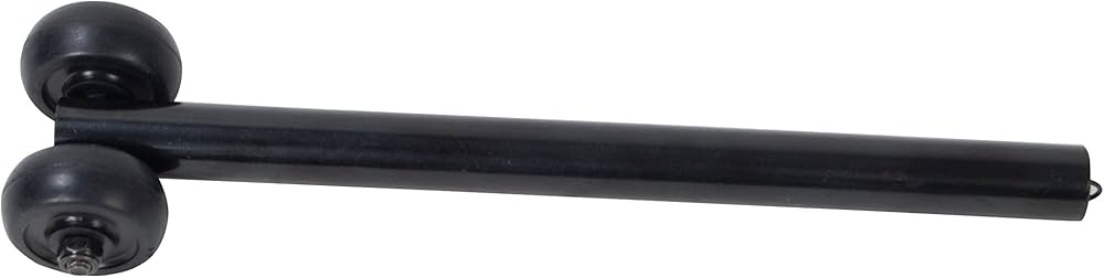 Silver Sport Rear Anti Tippers With Wheels, 1 Pair - BeHope