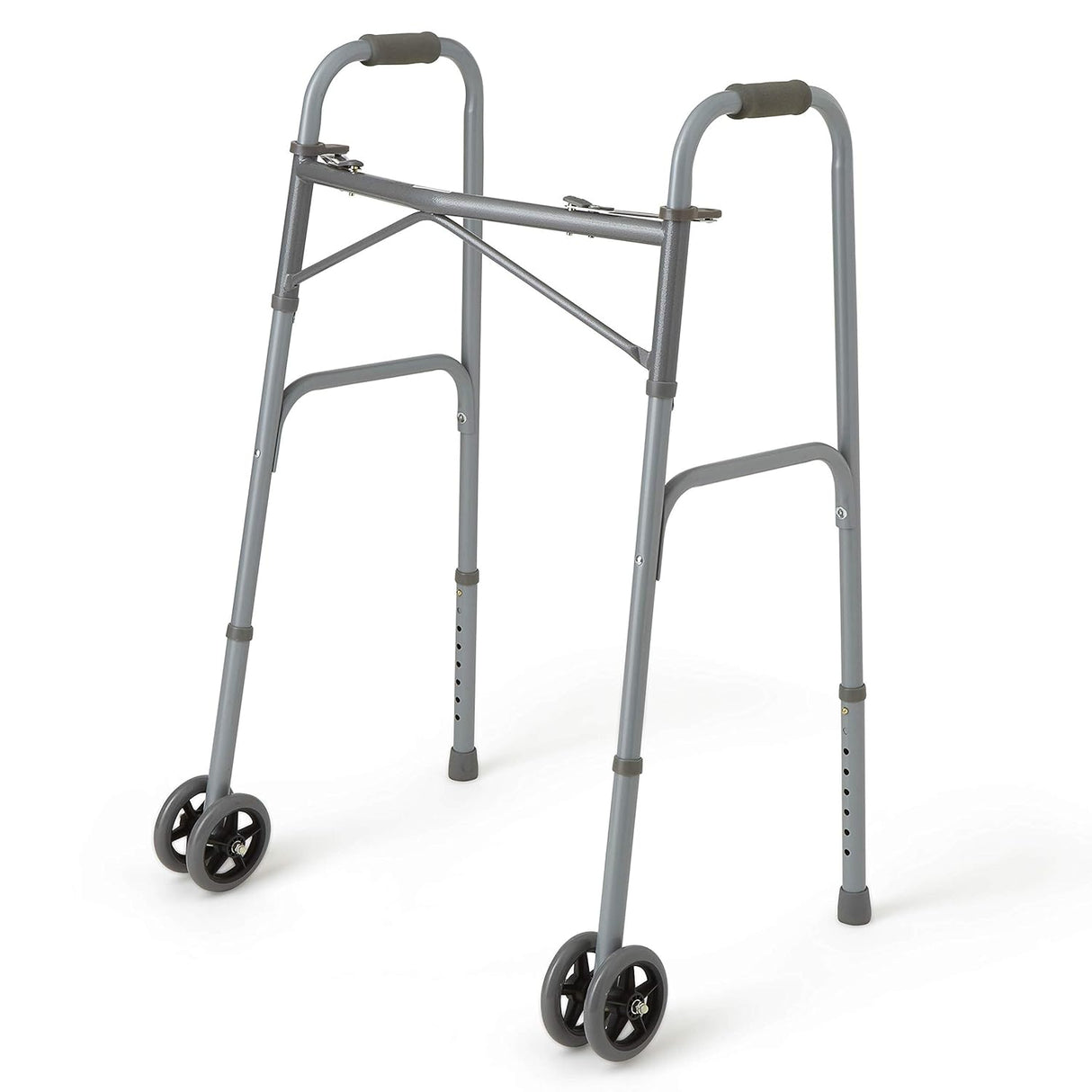 Medline Guardian Bariatric Folding Walker with Wheels