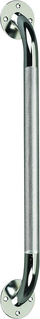 Chrome Knurled Grab Bar, 18" - BeHope