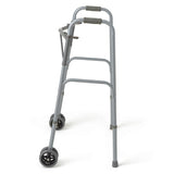 Medline Guardian Bariatric Folding Walker with Wheels