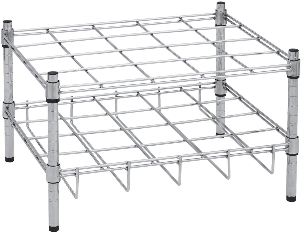 Chrome Oxygen Cylinder Rack - BeHope