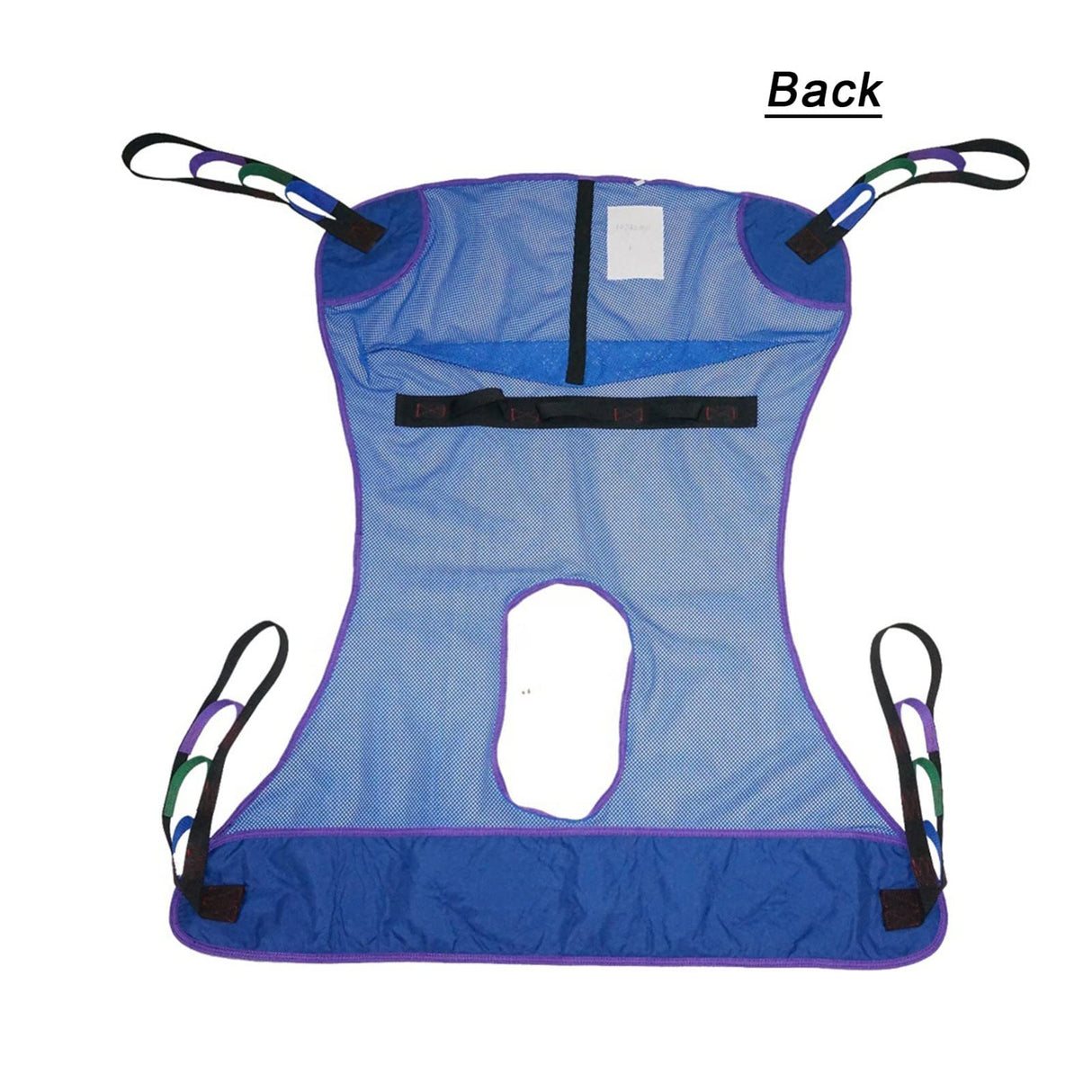 Full Body Patient Lift Sling, Mesh With Commode Cutout, Medium - BeHope
