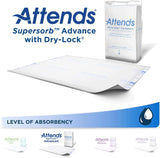 Asiste a Supersorb Advanced Underpads