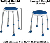 Adjustable Padded Round Safety Stool