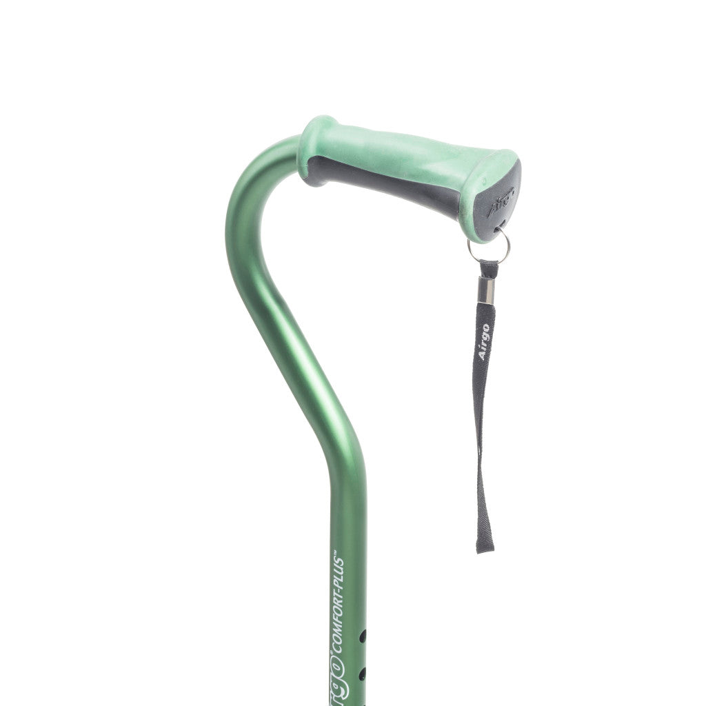 Airgo Comfort-Plus Aluminum Cane,  Offset Handle - BeHope
