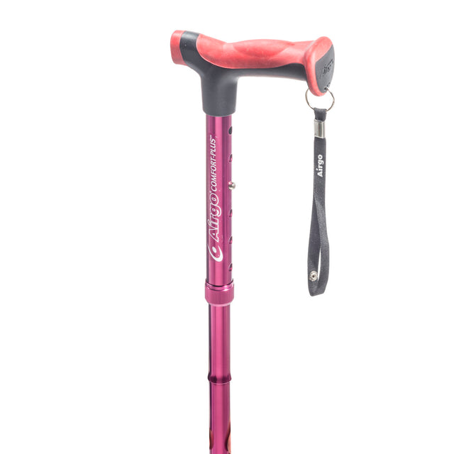 Airgo Comfort-plus Aluminum Cane, Derby Handle - BeHope