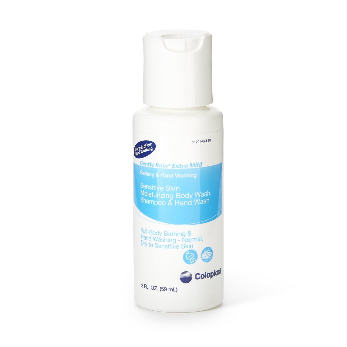 Shampoo and Body Wash Gentle Rain® 2 oz. Flip Top Bottle Scented - BeHope
