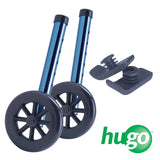 Hugo Walker With 5" Wheels and Plastic Glides, Sapphire Blue - BeHope