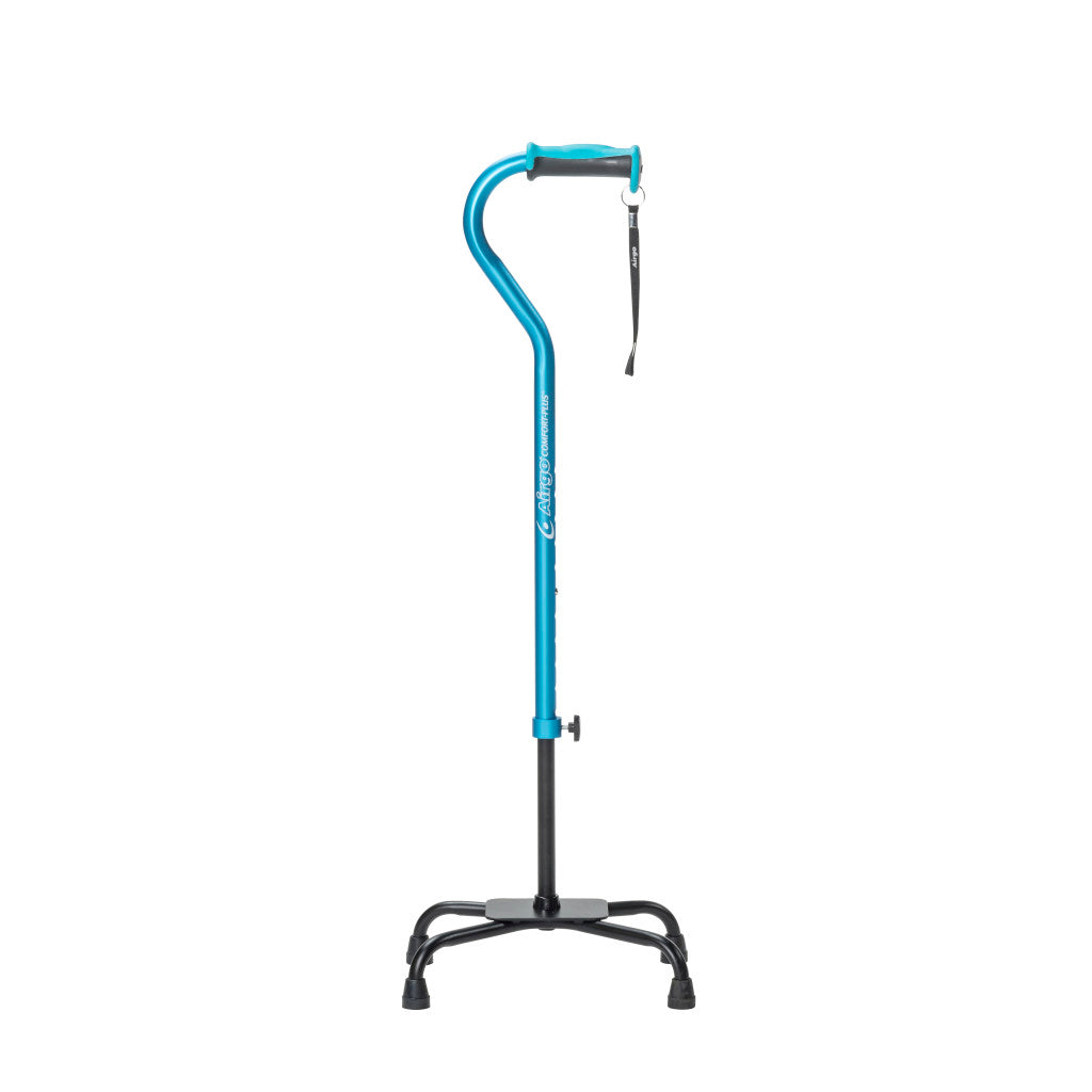 Airgo Comfort-Plus Adjustable Quad Canes, Large Base - BeHope