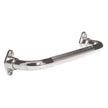 AquaSense Knurled Chrome Grab Bar with Rotating Flange - BeHope