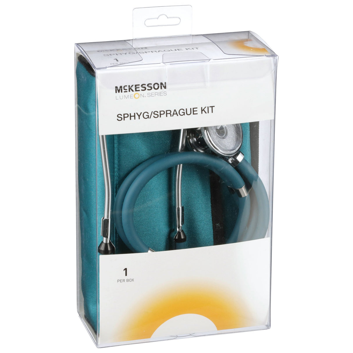 Reusable Aneroid / Stethoscope Set McKesson Brand 23 to 33 cm Adult Cuff Dual Head Sprague Stethoscope Pocket Aneroid