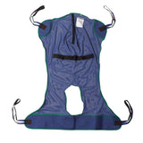 Full Body Patient Lift Sling, Mesh With Commode Cutout, Large - BeHope