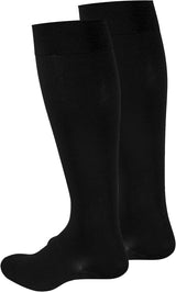 Truform 20-30 mmHg Compression Microfiber Stockings for Men and Women (Pack of 2)