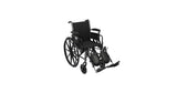 Cruiser Iii Light Weight Wheelchair With Flip Back Removable Arms, Desk Arms, Elevating Leg Rests, 16" Seat - BeHope