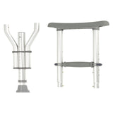 Knock Down Universal Aluminum Crutches, 1 Pair - BeHope