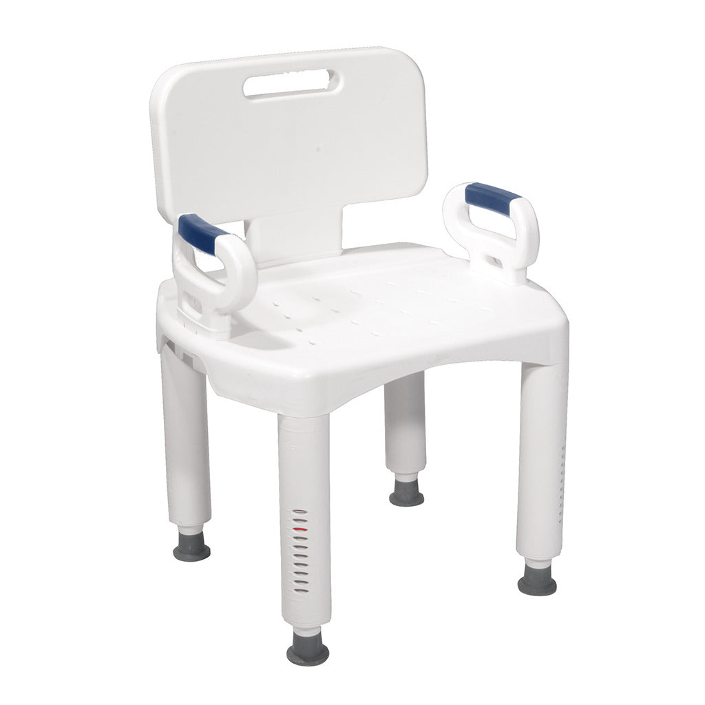 Premium Series Shower Chair with Back and Arms - BeHope