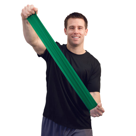 Exercise Resistance Band Sup-R Band® Green 5 Inch X 50 Yard Medium Resistance