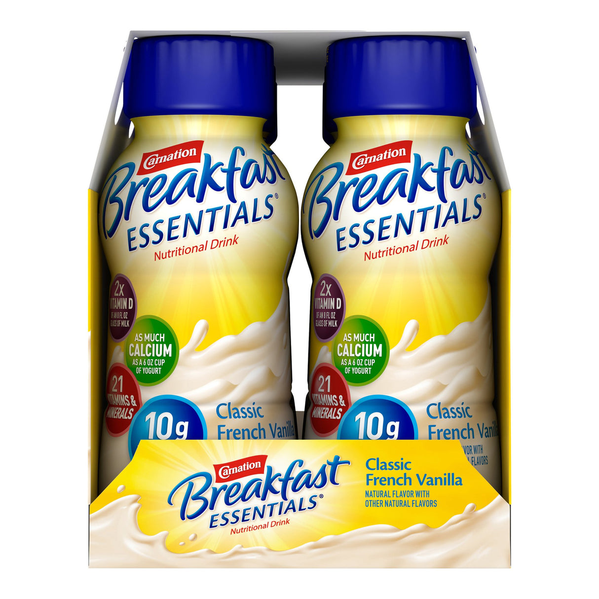 Oral Supplement Carnation Breakfast Essentials® Vanilla Flavor Liquid 8 oz. Bottle