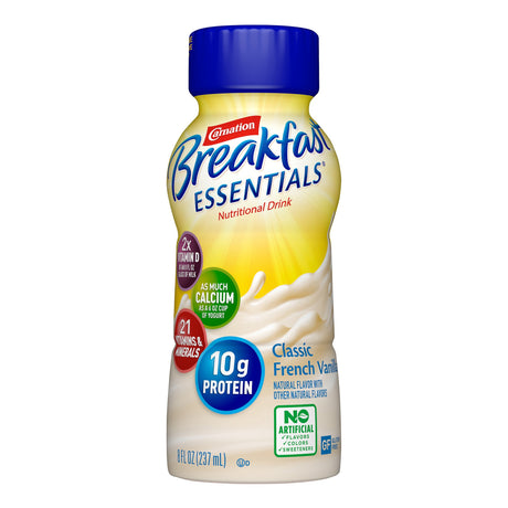Oral Supplement Carnation Breakfast Essentials® Vanilla Flavor Liquid 8 oz. Bottle - BeHope