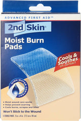 Second Skin Moist Burn Pads, 2" X 3 - Box Of 4 - Behope
