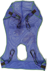 Full Body Patient Lift Sling, Mesh With Commode Cutout, Extra Large - BeHope