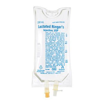 Lactated Ringer 1000ml Bag For Injection Usp Case/12 - Behope