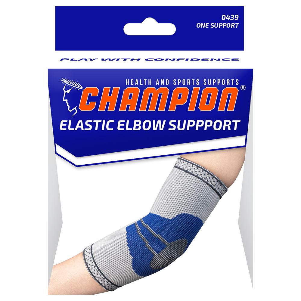 Ea/1 Elastic Elbow Support, Light-Grey Large