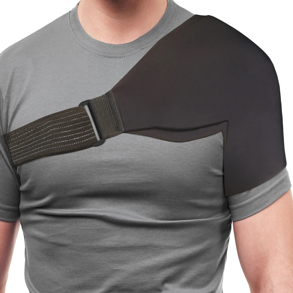 Ea/1 Otc Shoulder Gel Wrap, 360 Degree Hot/cold Compress Coverage, Black, One Size