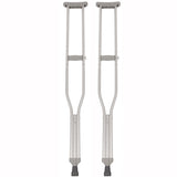PR/1 PUSH -BUTTON CRUTCHES ,INCLUDING TIPS HANDGRIP ,UNDERARM PADS-ADULT 5'2"-5'10 - BeHope