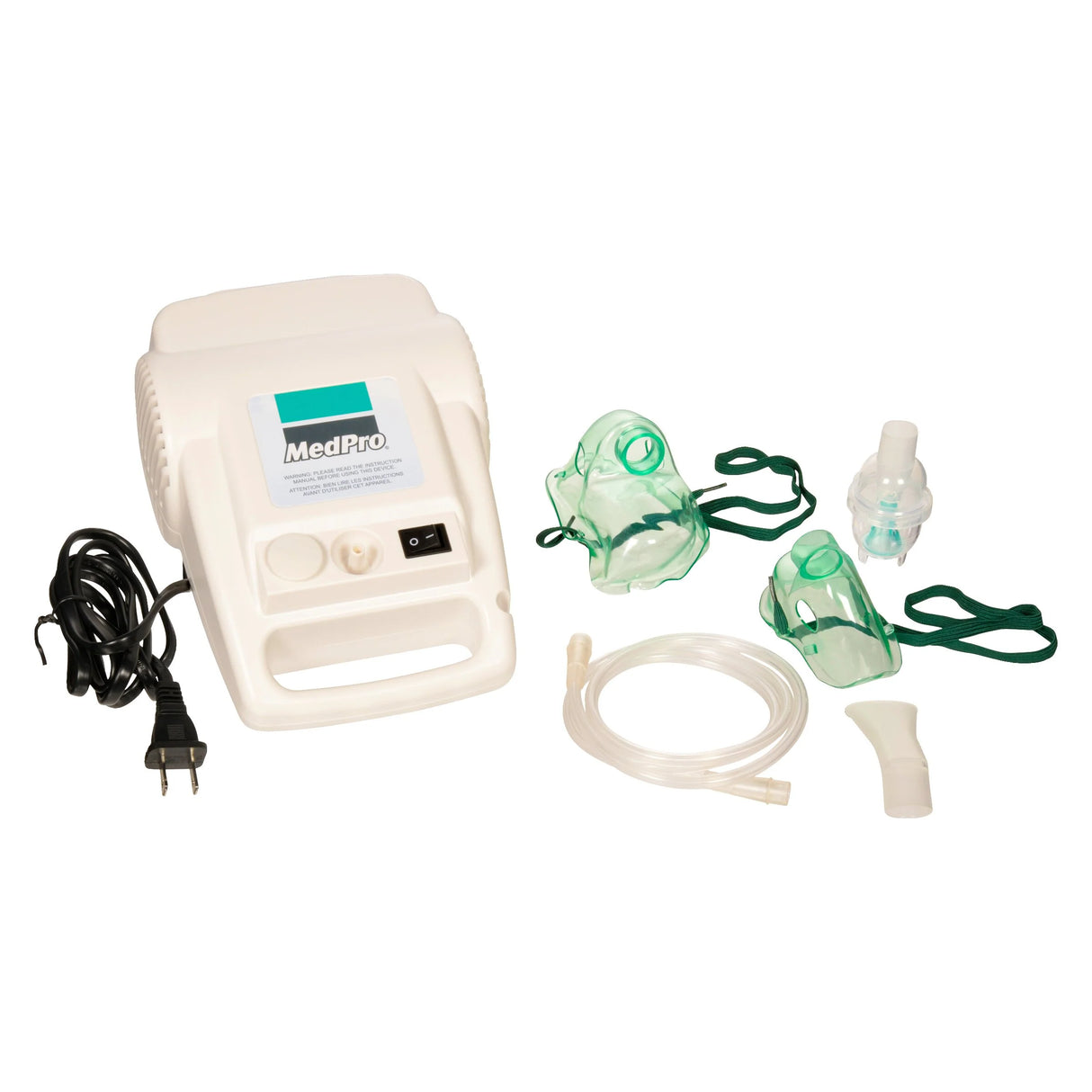 Medpro Compressor Nebulizer Complete Kit With Child And Adult Masks