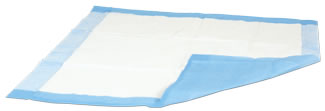 (Cs/4)Bx/50  Underpads Ultra-Blok Disposable Md  23" X 24"  L/F