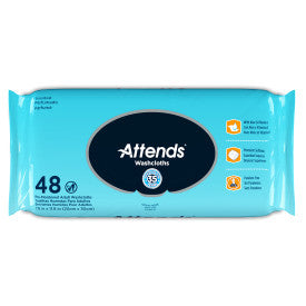 Attends Unscented Washcloths