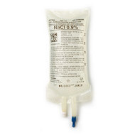 Injections de chlorure de sodium à 0,9 % de NaCl Cs/30 - Sacs de solution saline IV de 250 ml