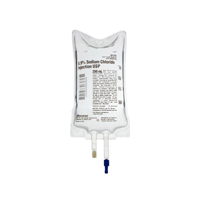 CS/12 0.9% NACL SODIUM CHLORIDE IV INJECTION SOLUTION 1000ML VIAFLEX CONTAINER PH 5.5 LARGE VOLUME P - BeHope