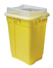 EA/1 COLLECTOR SHARPS NESTABLE 72 LTR YLW VERT DROP - BeHope