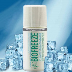 Gel analgésico crioterapéutico Biofreeze Ea/1 Roll-On de 3 oz Sin colorantes ni parabenos