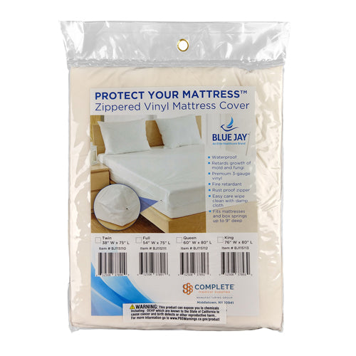 Mattress Protector-Zippered- Full 54 x75 x9
