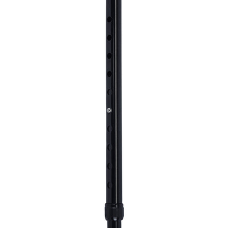 Cane  Soft Foam Offset Handle  Blue Jay  Black with Strap