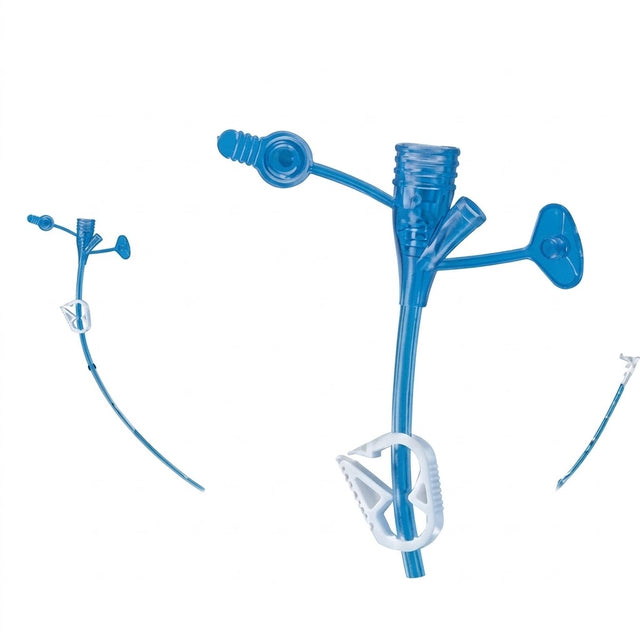 Mic-key Ext Set 12in Right Angle Non-bolus 2-port Y & Clamp - BeHope
