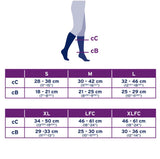 Jobst Activewear 15-20mmhg Knee-high Closed-toe Compression Stocking X-large Black Unisex Latex-freemore Info... - BeHope