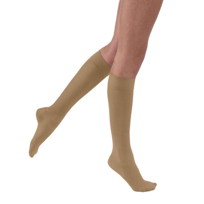 Pr/1 Jobst Ultrasheer, Women, Knee High, 8-15Mmhg, Sm (7 - 9), Sun Bronze, Closed Toe