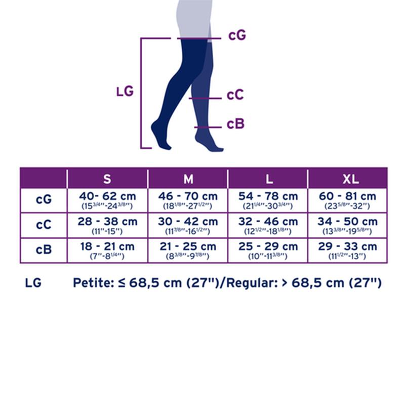 Jobst Opaque Women, Thigh High W/sil Dot Band, 30-40mmhg, Lg, Honey, Open Toemore Info... - BeHope