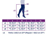Jobst Opaque Women, Thigh High W/sil Dot Band, 30-40mmhg, Lg, Honey, Open Toemore Info... - BeHope