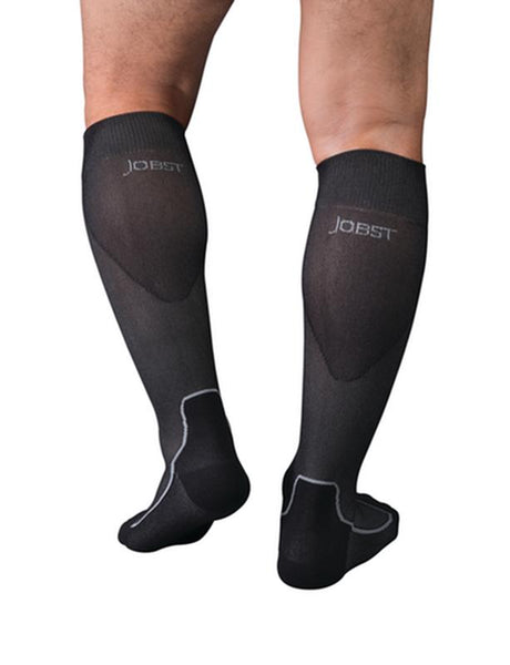 Jobst Sport Stocking Unisex, 15-20mmhg, Sm, Black, Closed Toemore Info... - BeHope