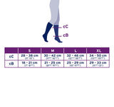 Jobst Sport Stocking Unisex, 15-20mmhg, Md, Pink/grey , Closed Toemore Info... - BeHope