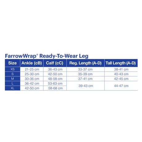 Jobst farrowwrap strong ready-to-wear legpiece 30-40 mmhg, extra large regular, tanmore info... - BeHope