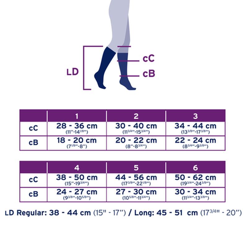 Jobst Ambition Soft Fit,  Men, Knee High, 15-20mmhg, 4 Regular, Black, Closed Toemore Info... - BeHope