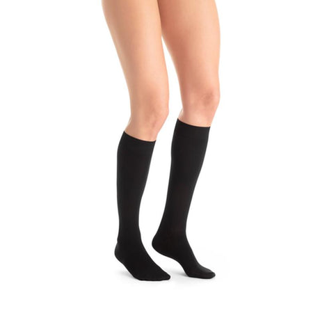 Jobst Ultrasheer 15-20mmhg Knee-high Closed-toe Softfit Compression Stocking Small Blackmore Info... - BeHope